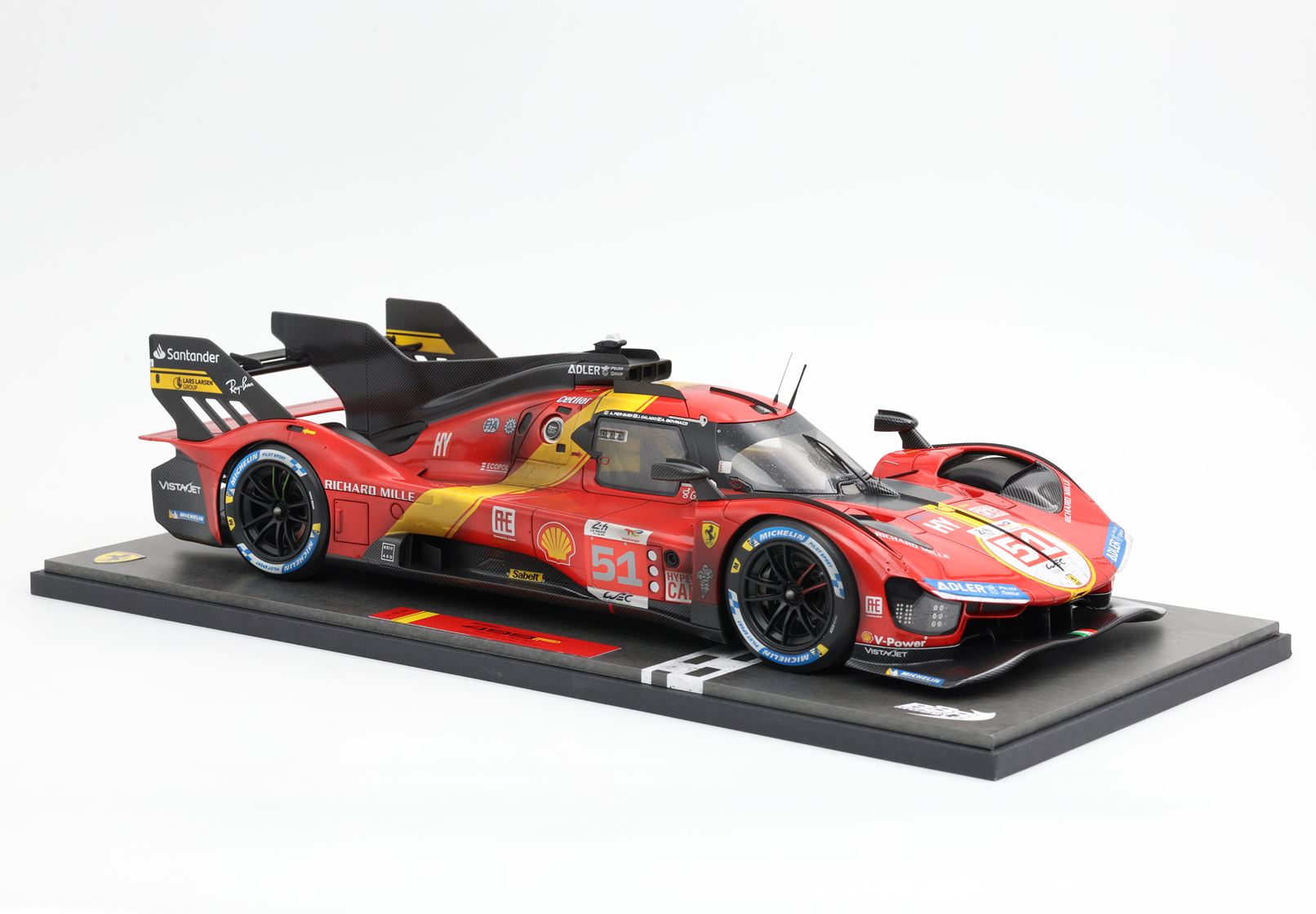 Ferrari 499P  Winner Le Mans 2023 car n.51 dirty version Driver Pier Guidi-Calado-Giovinazzi (Alternate)