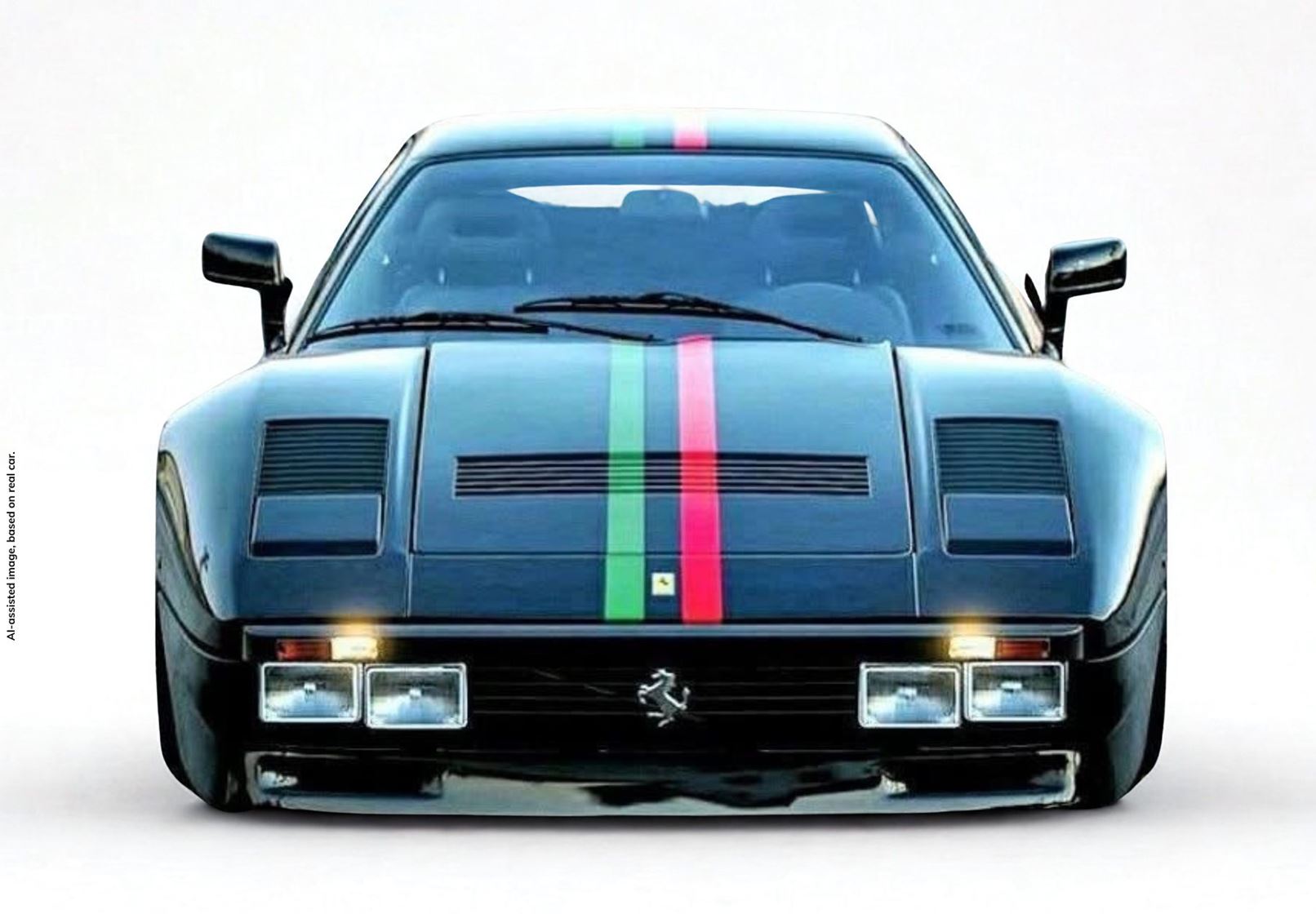 Ferrari 288 GTO Nero DS with stripes