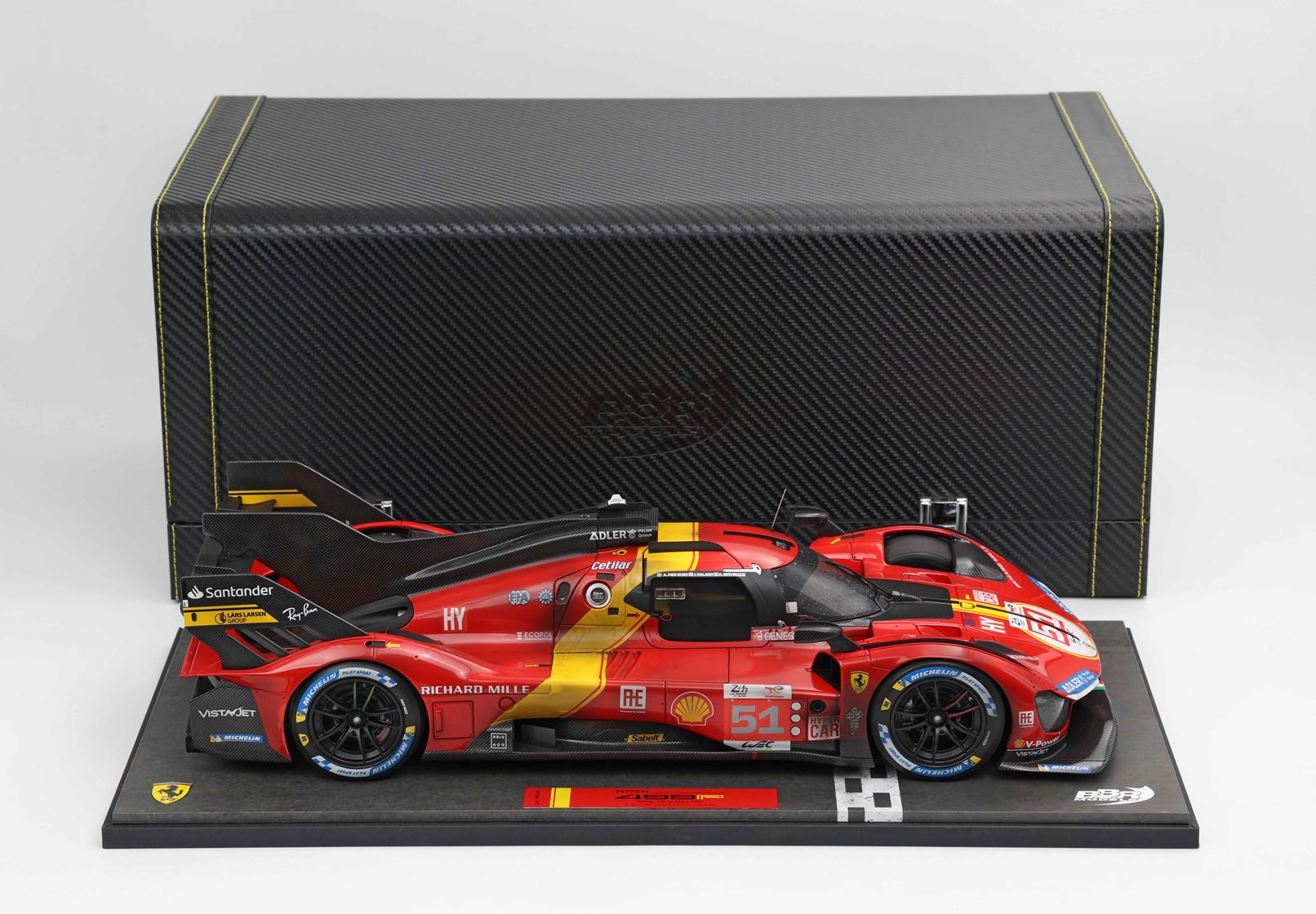 Ferrari 499P  Winner Le Mans 2023 car n.51 dirty version Driver Pier Guidi-Calado-Giovinazzi
