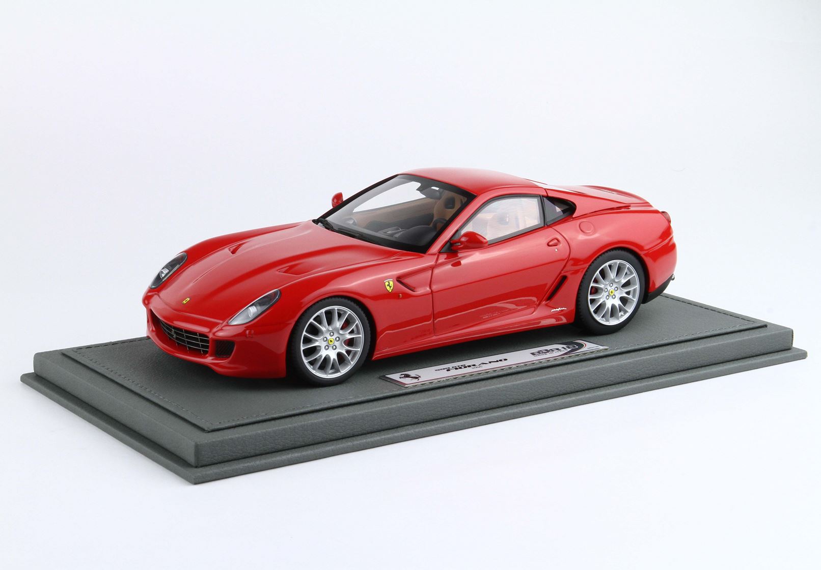 FERRARI 599 GTB FIORANO 2006 Manual Gear - made in italy Rosso Corsa cuoio color interior