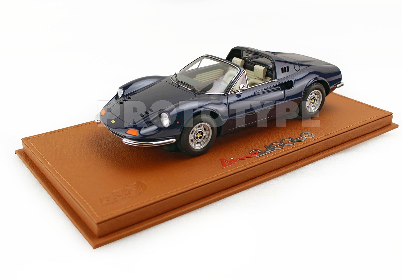 Ferrari Dino 246 GTS 1972 Blu Sera - Grey interior