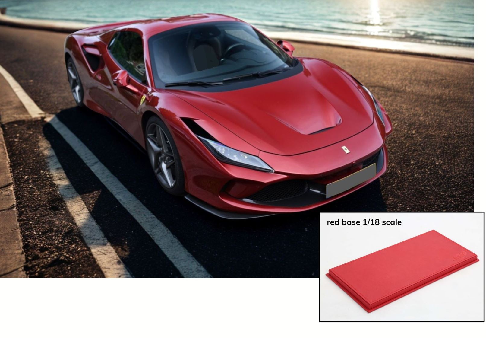 Ferrari F8 Tributo spider - RED BASE rosso fuoco