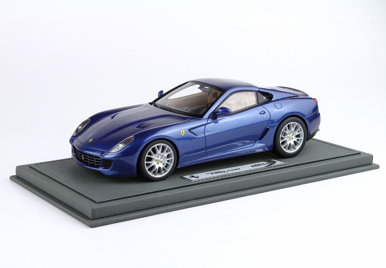 FERRARI 599 GTB FIORANO 2006 Manual Gear - made in italy Blu Mirabeau cuoio color interior