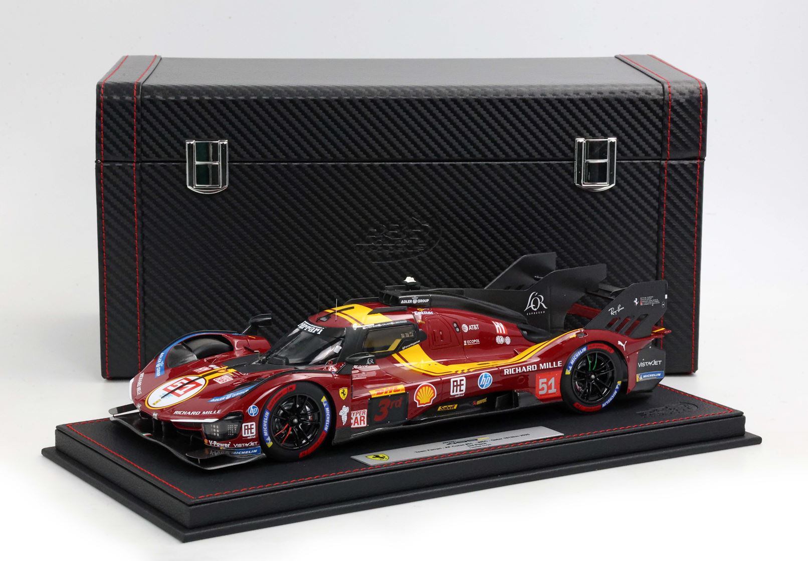 Ferrari 499P car n. 51 - 3rd Qatar 1812km 2025 drivers Pier Guidi Giovinazzi Calado