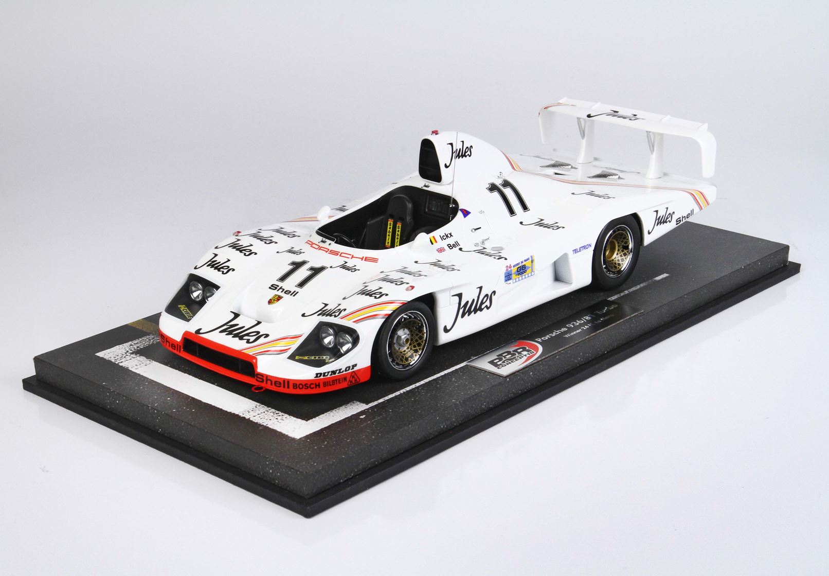 Porsche 936/81 Turbo 24 H. Le Mans 1981 Bell- Ickx N° 11 winner