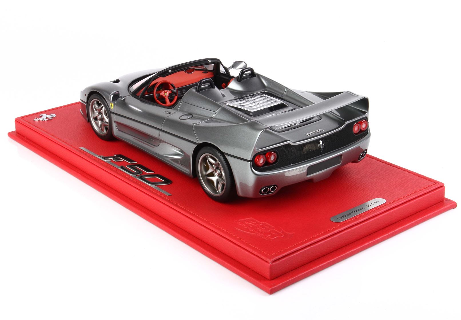 Ferrari F50 Coupe 1995 Spider version metallic iron grey (Alternate)