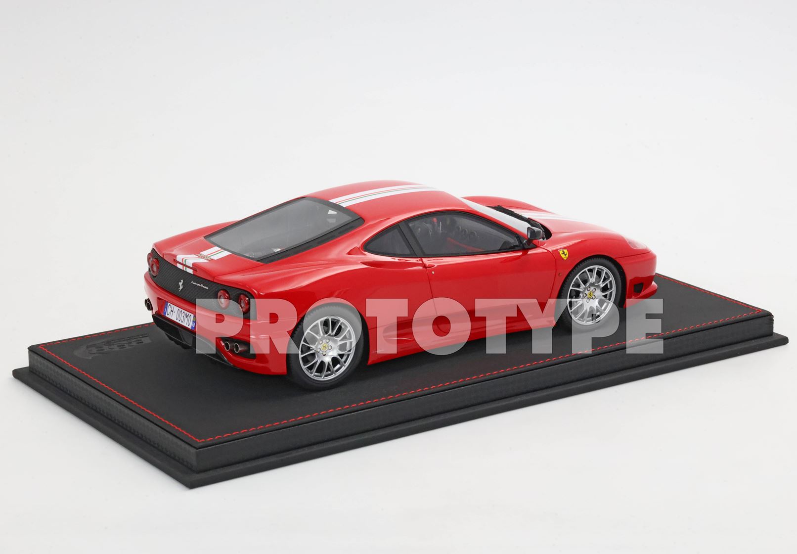 Ferrari 360 Challenge Stradale Rosso Corsa with italian stripe (Alternate)