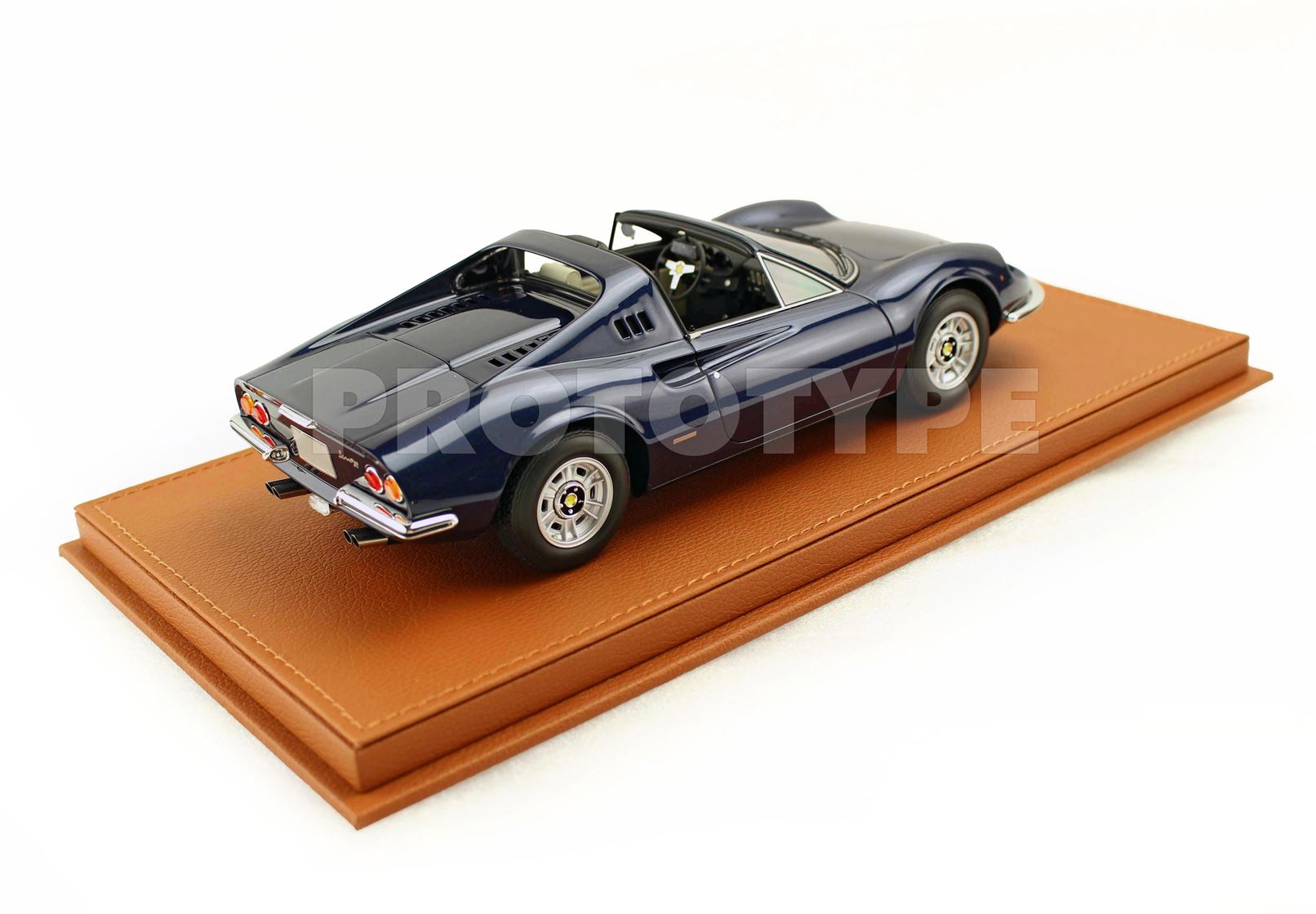 Ferrari Dino 246 GTS 1972 Blu Sera - Grey interior (Alternate)