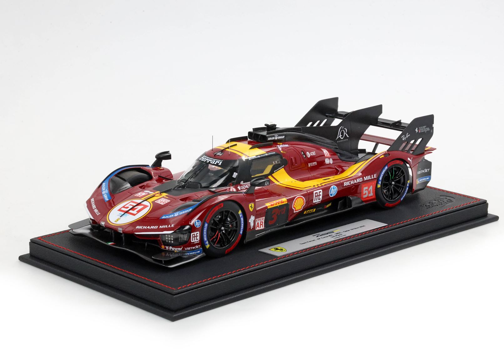 Ferrari 499P car n. 51 - 3rd Qatar 1812km 2025 drivers Pier Guidi Giovinazzi Calado (Alternate)