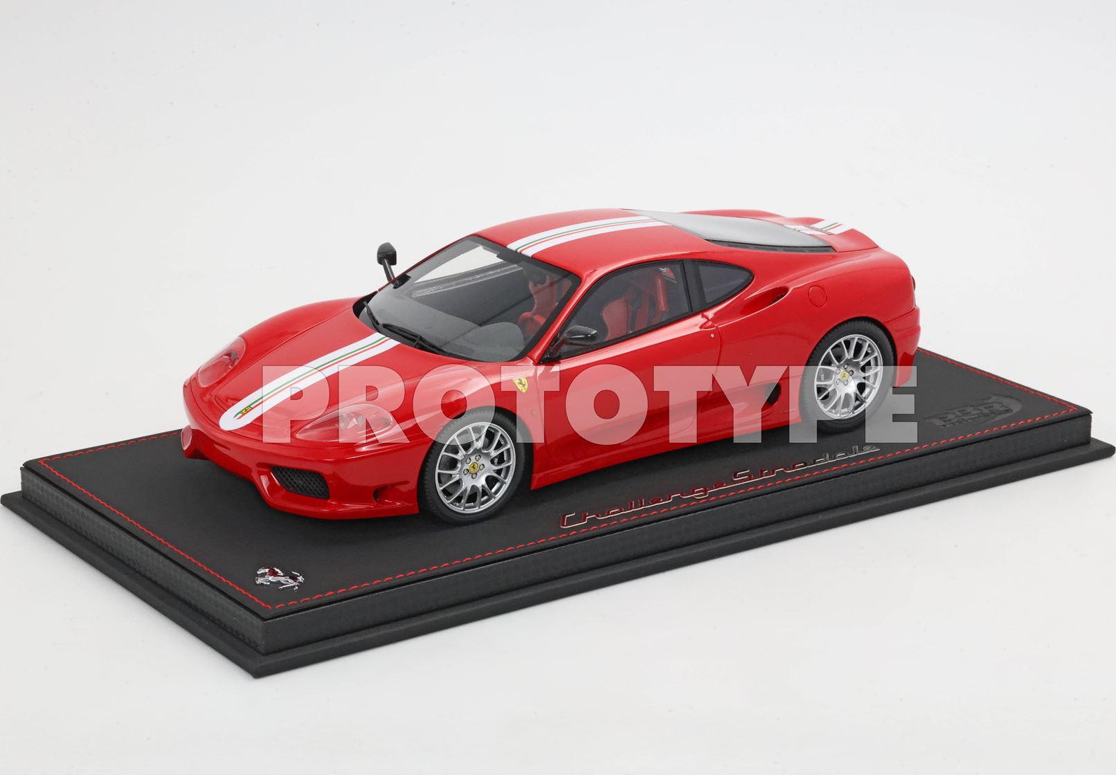 Ferrari 360 Challenge Stradale Rosso Corsa with italian stripe
