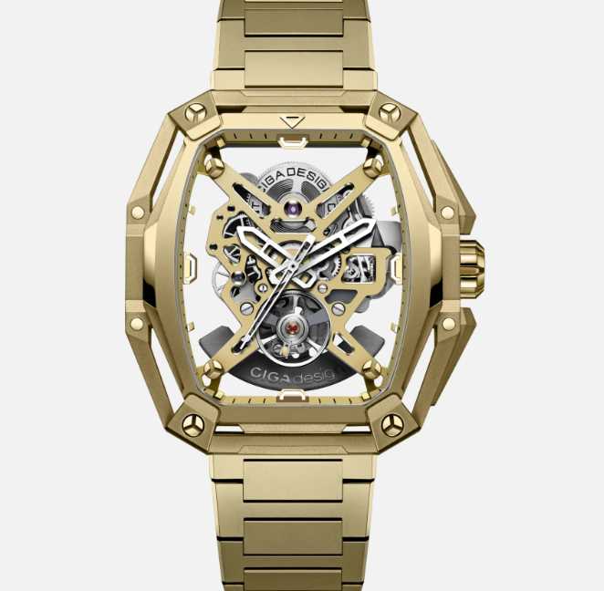 CIGA design SKELETON AUTOMATIC WATCH HUNTER VINTAGE (Alternate)