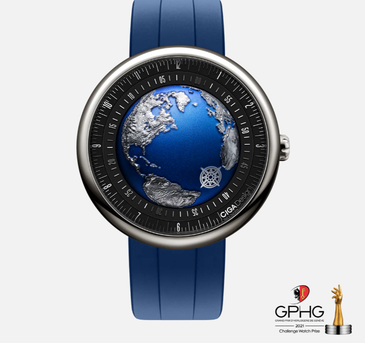 CIGA design BLUE PLANET · ATLANTIC OCEAN-INSPIRED AUTOMATIC WATCH