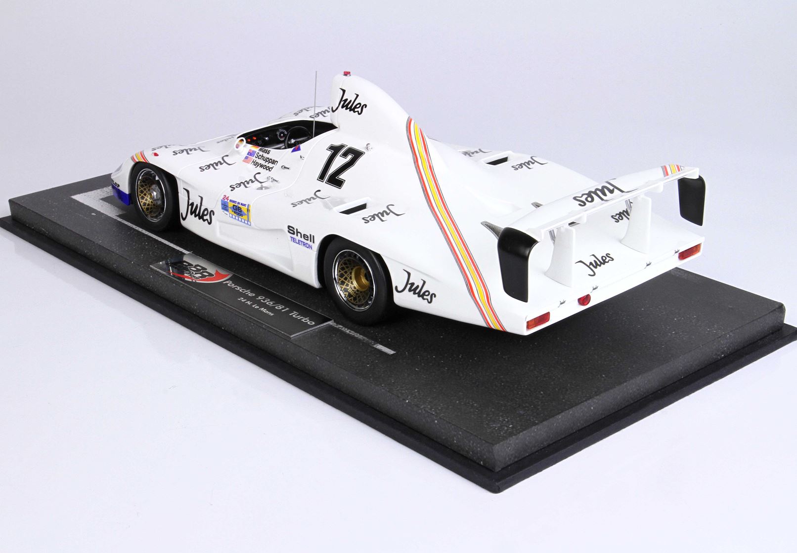 Porsche 936/81 Turbo 24 H. Le Mans 1981 Mass-Schuppan-Haywood N° 12 (Alternate)