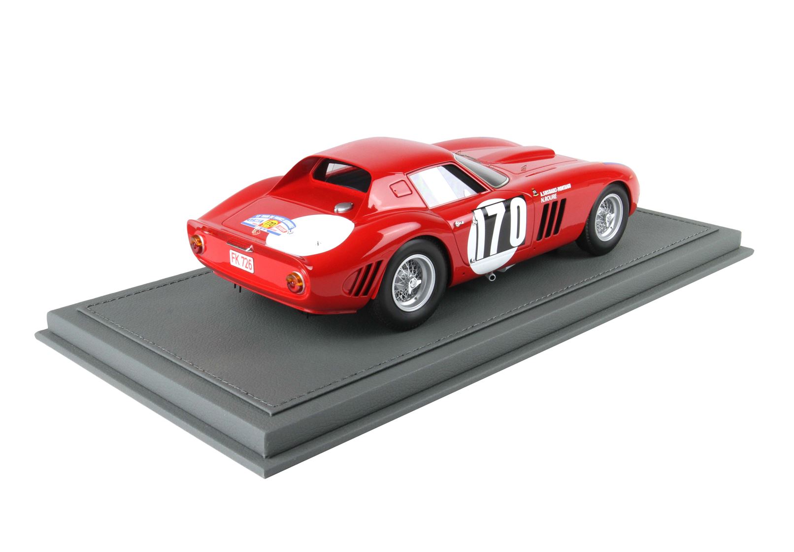 Ferrari 250 GTO Tour de France 1964 car n. 170 A. Soisbault . Montaigu - N. Roure (Alternate)