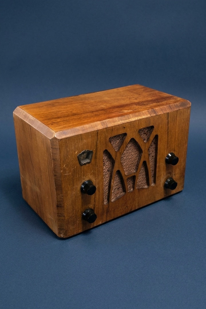 Radio Bluetooth Artisanale Vintage de 1934