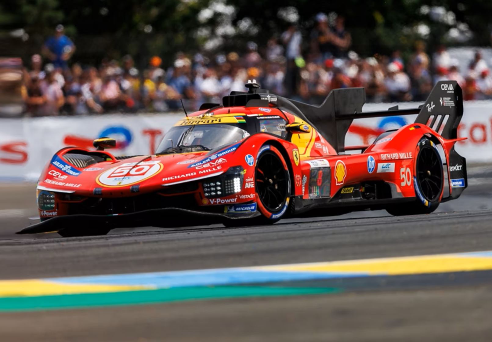 Ferrari 499P car n. 50 - 24h Le Mans 2026 drivers Fuoco Nielsen Molina - display case included