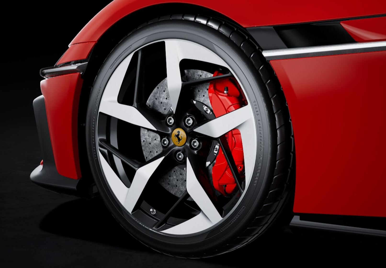 Ferrari 12Cilindri Spider Red Corsa - Terra antica interior color (Alternate)