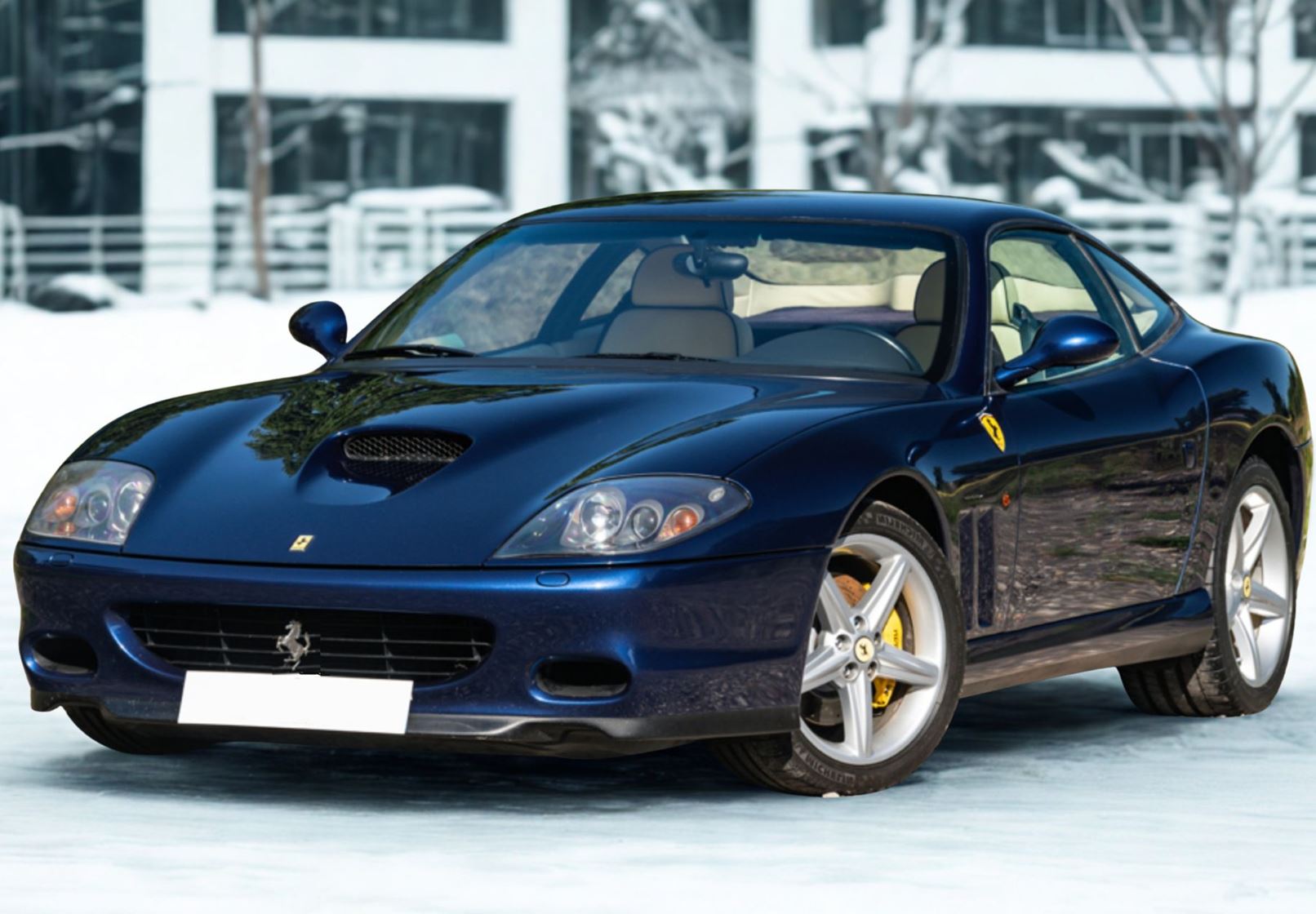 Ferrari 575M Maranello 2002 - made in italy Blu Tour de France - Cream interior