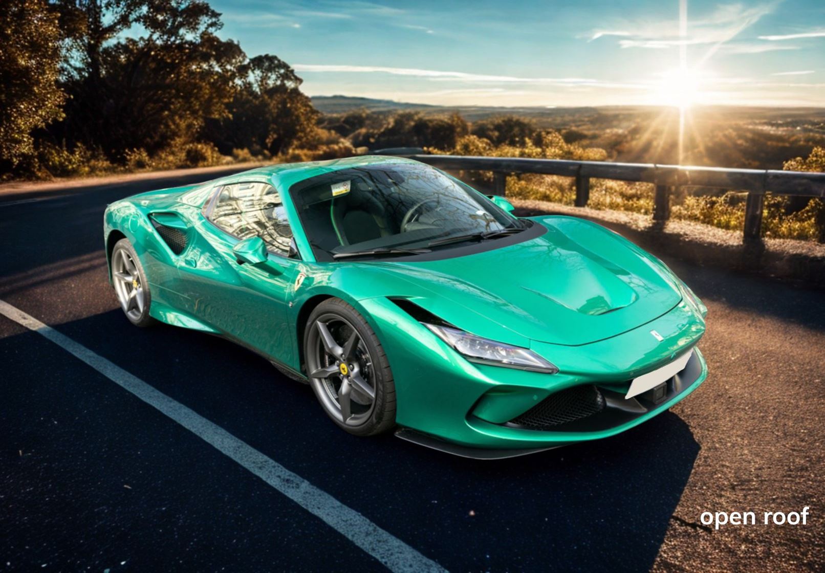 Ferrari F8 Tributo spider green jewel