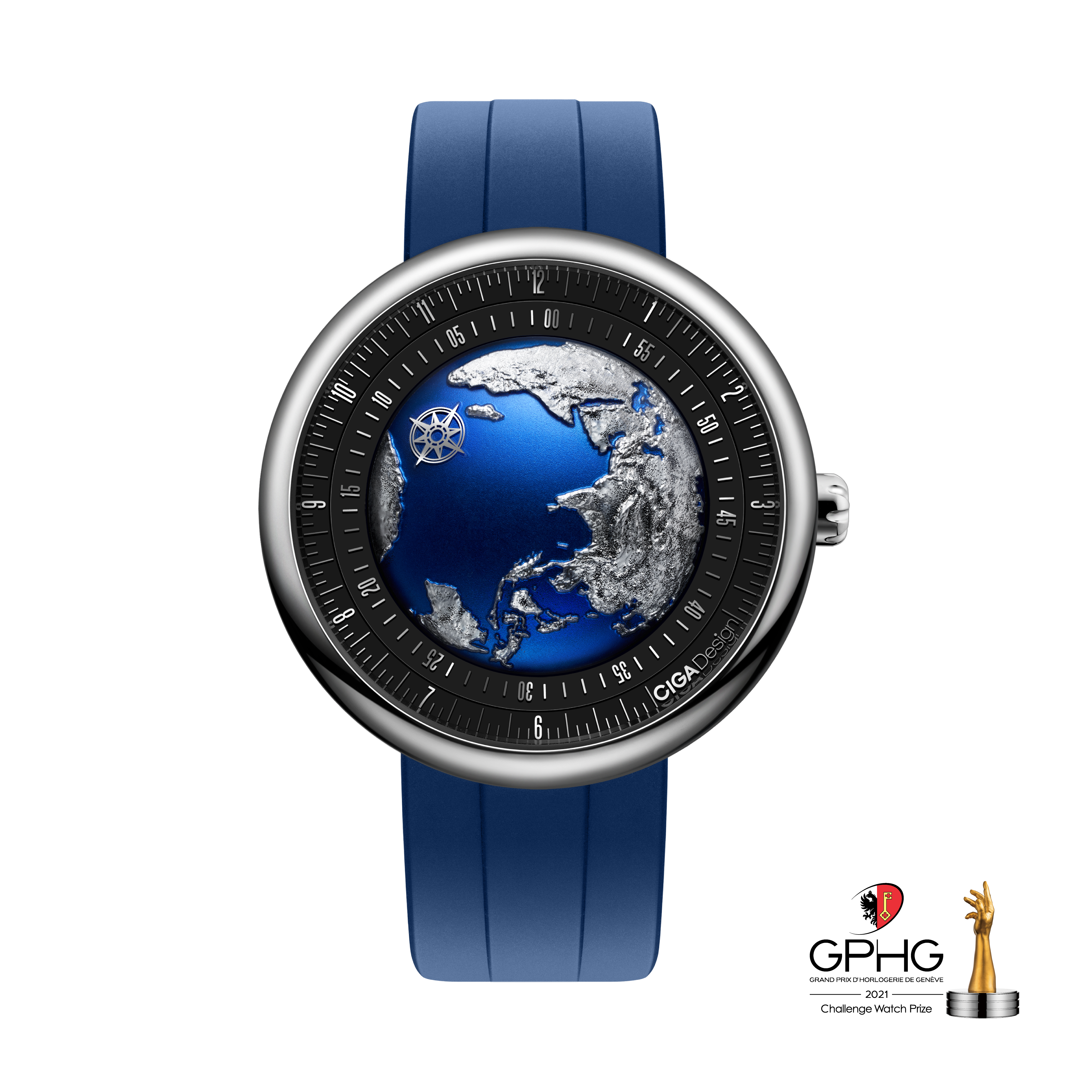CIGA design GPHG-WINNING AUTOMATIC WATCH BLUE PLANET
