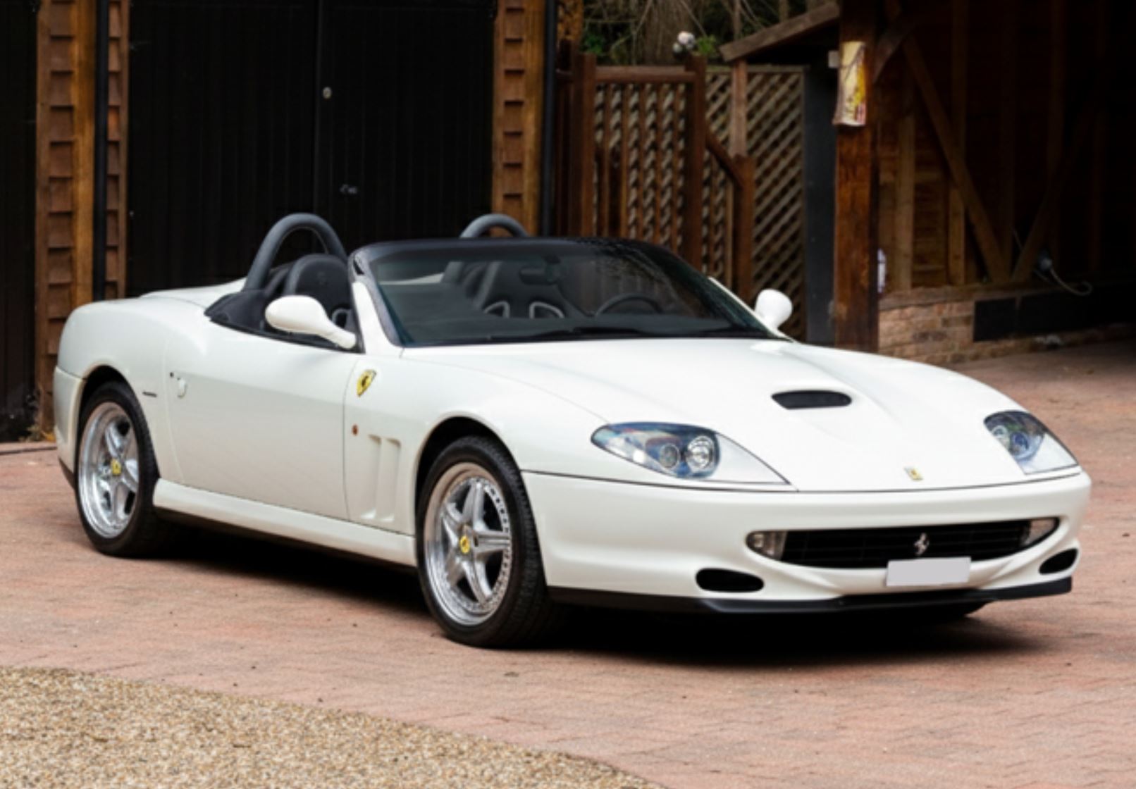 Ferrari 550 Barchetta 2000 - made in Italy Bianco Avus - Black interior