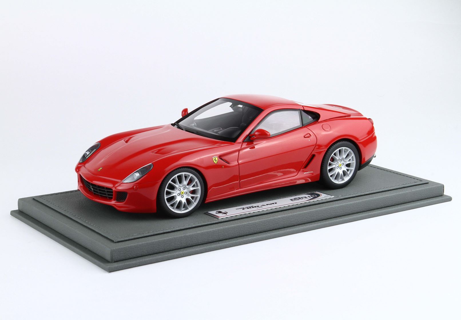 FERRARI 599 GTB FIORANO 2006 Manual Gear - made in italy Race Red -black interior