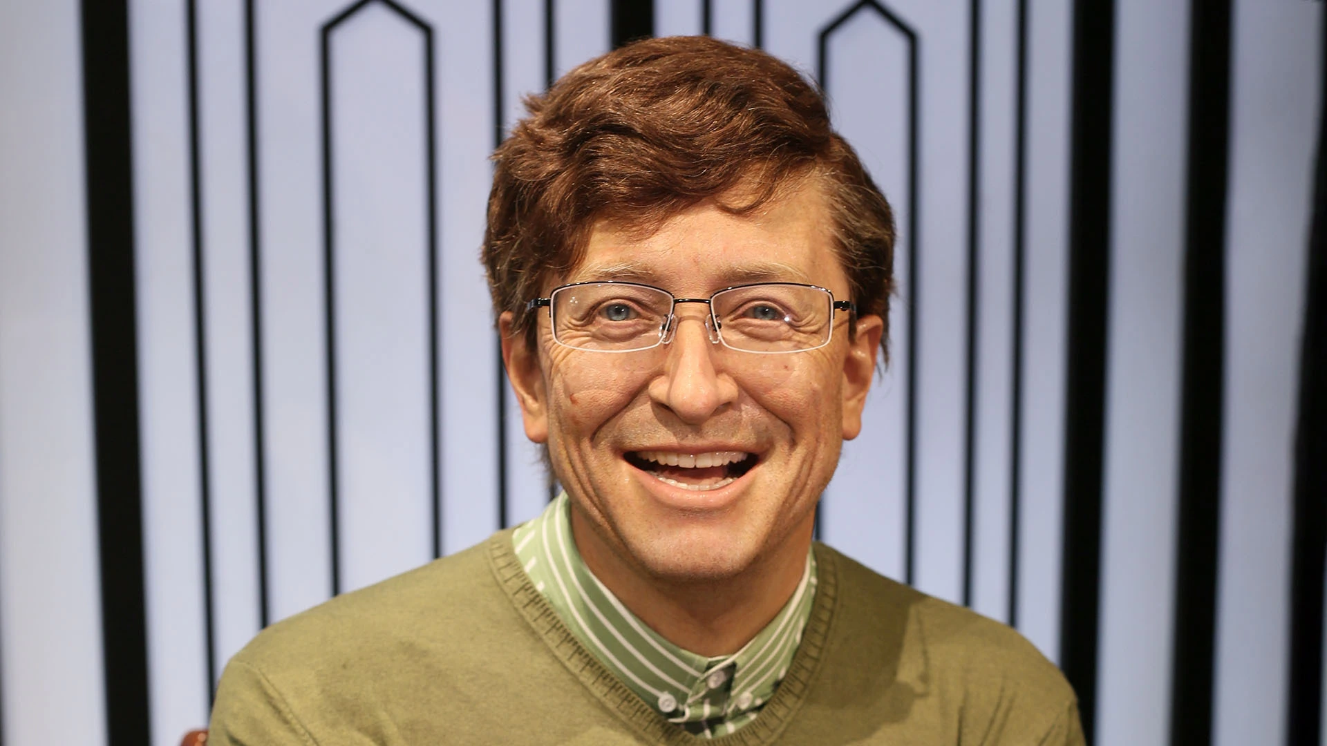 Museum Collection Celebrities Life Size Wax Lookalike for Bill Gates | DXDF, Grand Orient Wax Figure (Alternate)