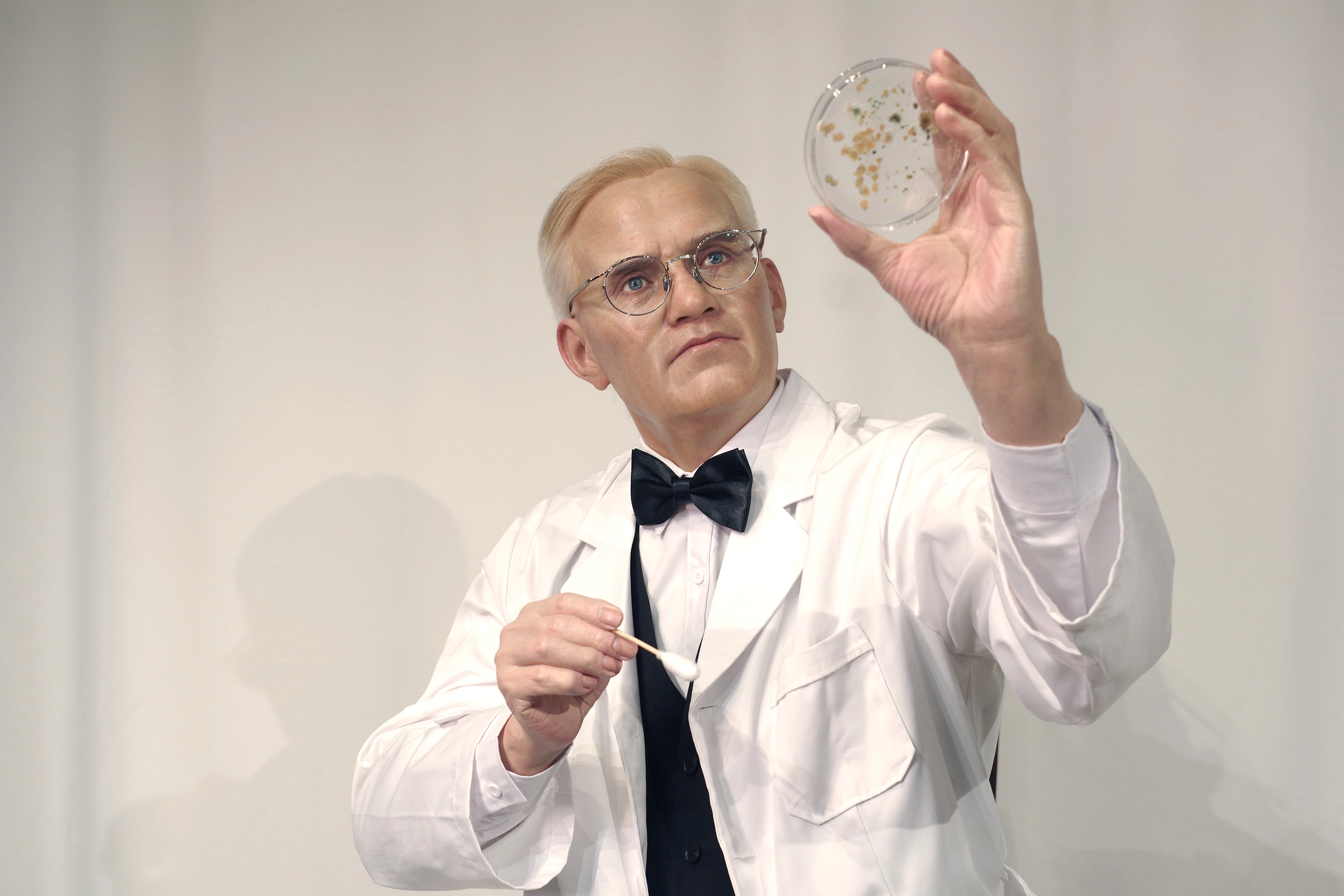 One Stop Shop Custom Made Hyper Realistic Scientist Fleming Wax Statue Sculpture | DXDF, Grand Orient Wax Figure
