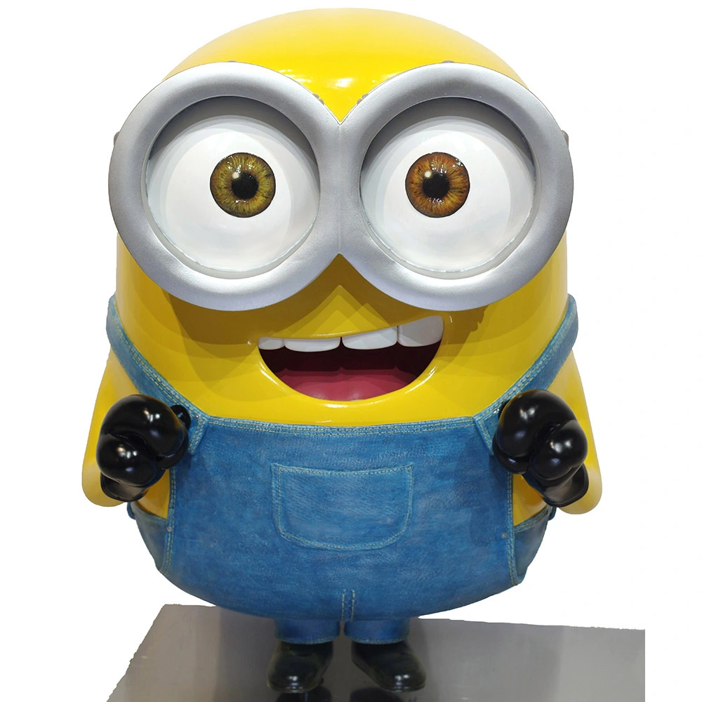 High-Quality Theme Park & Museum  Display Fiberglass 1：1 Minion Sculpture - DXDF,Grand Orient Wax Art