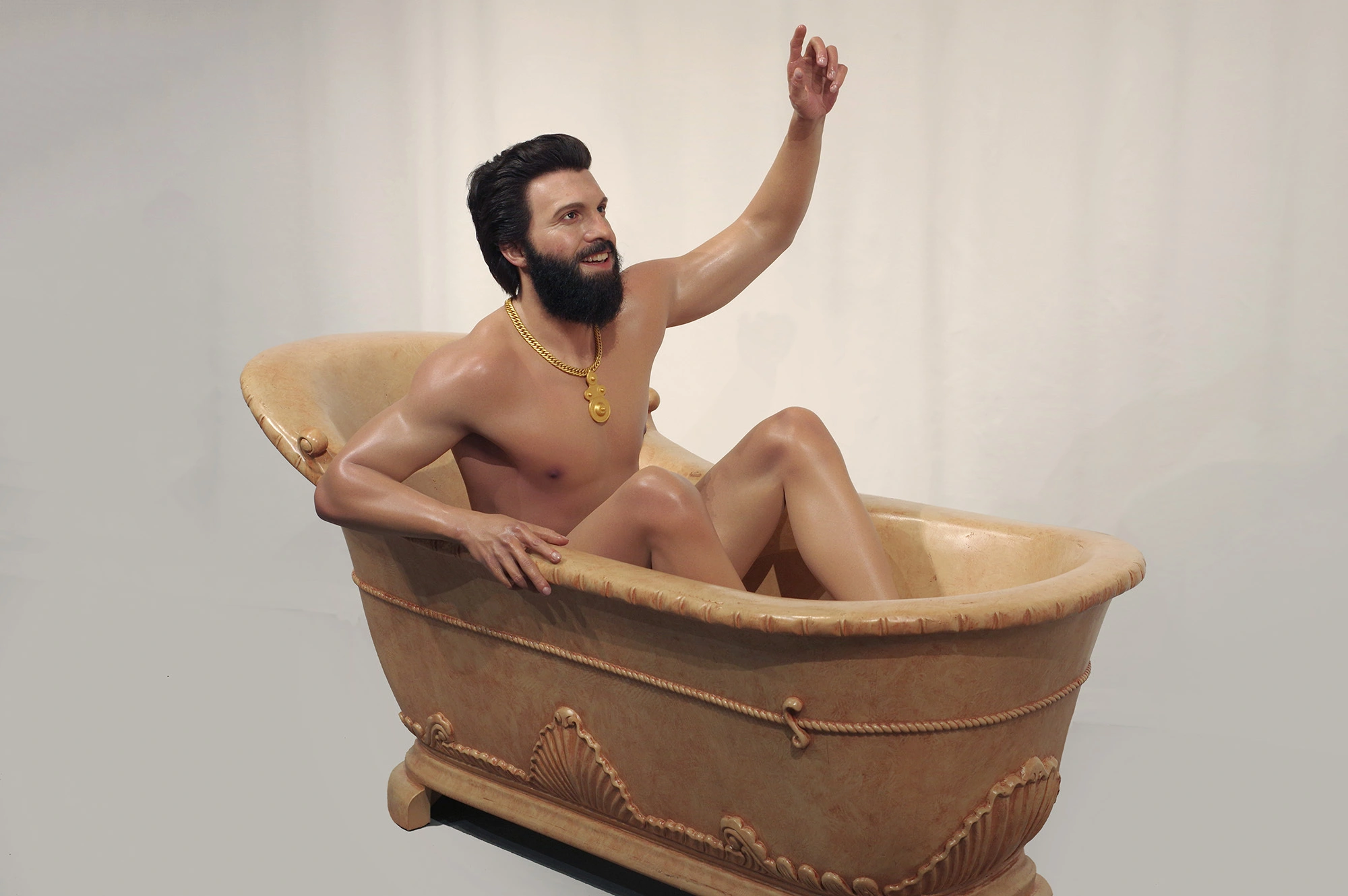 Private Custom Made Handcrafted Lifelike Human Size Scientist Archimedes Sculpture | DXDF, Grand Orient Wax Figure