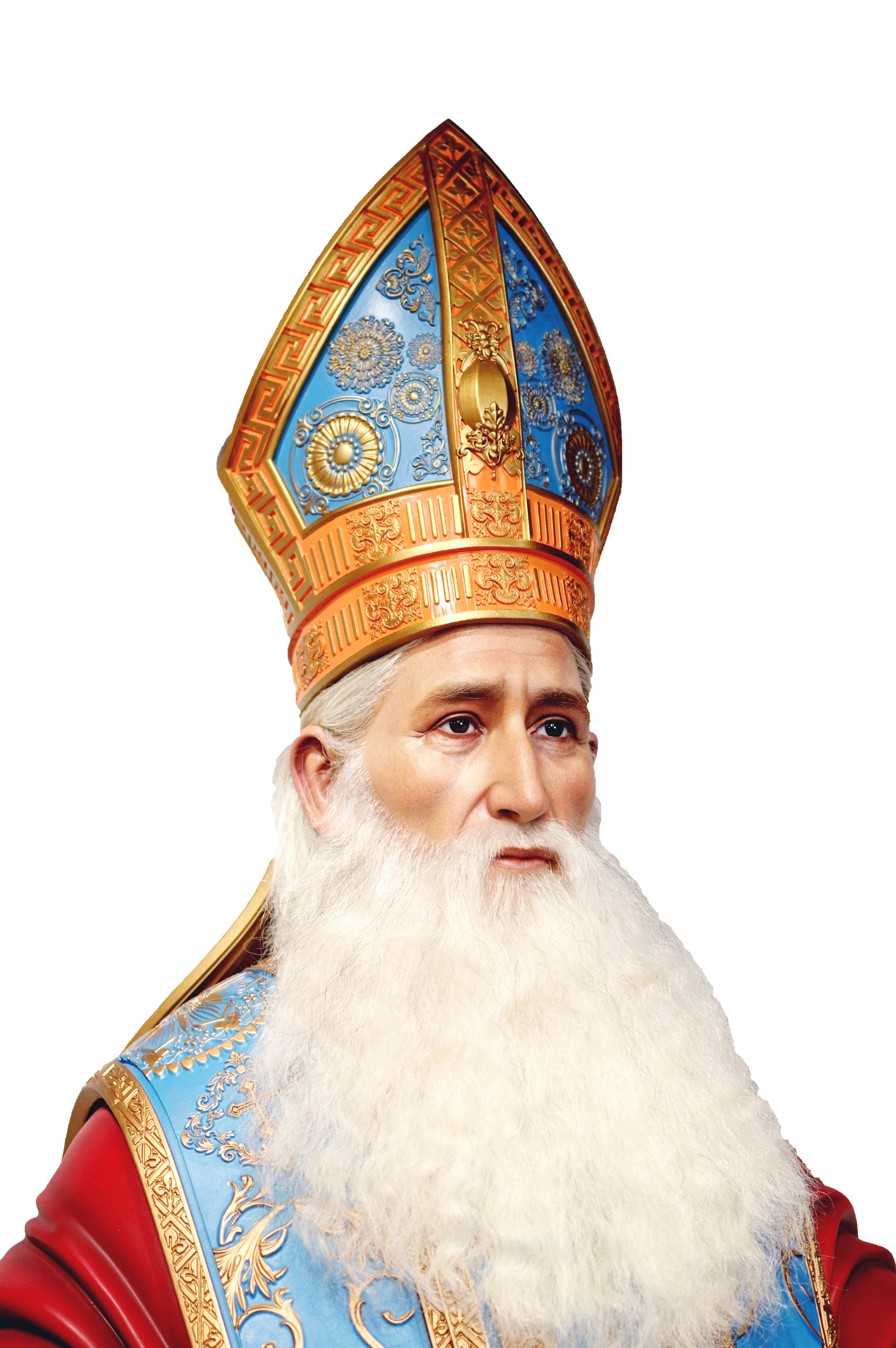 Christian Pope Lifesize Wax Figure Hyper Realistic Statue for Religious Wax Museum
