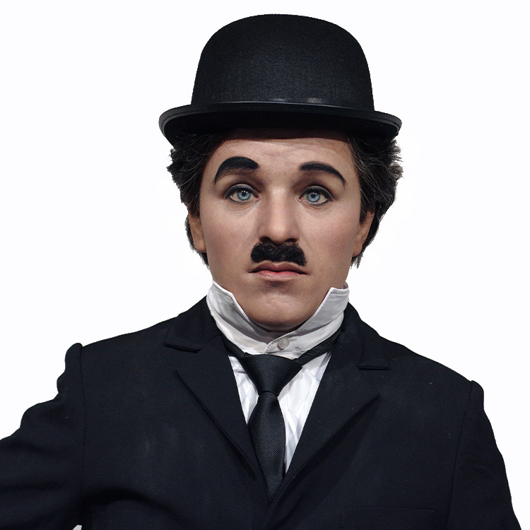 Famous Charlie Chaplin Silicone Wax Figure - Realistic Collectible Art for Luxury Decor | Grand Orient Wax Figure (Alternate)