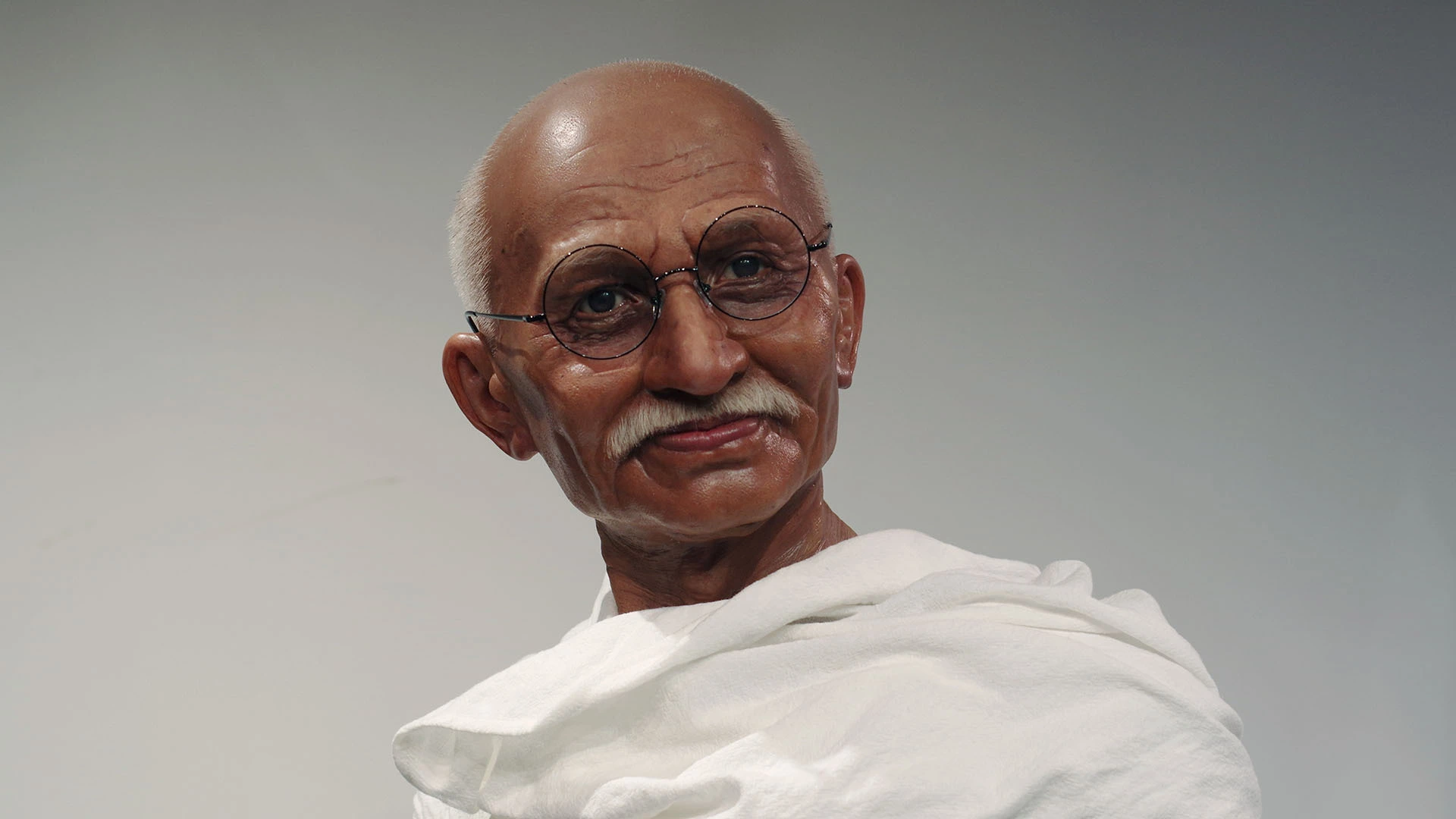 Factory Statue Collectible Simulated Life Size Silicone Wax Statues of Mohandas Gandhi | DXDF, Grand Orient Wax Figure