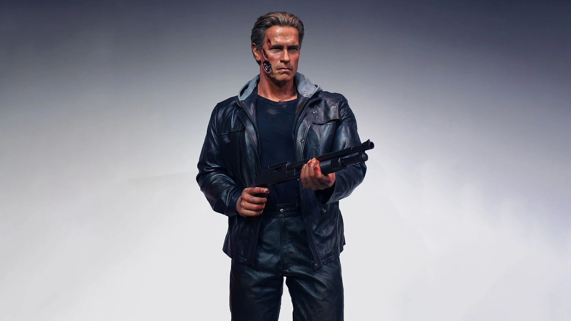 Best Life-size Arnold Schwarzenegger Terminator Wax Figure from Zhongshan | DXDF, Grand Orient Wax Figure