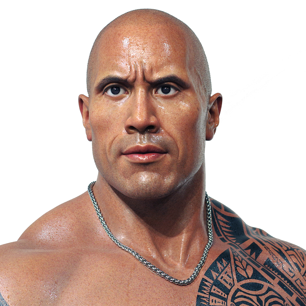 Customized Professional Realistic Skin Texture 1:1 The Rock Silicone Wax Figure  | DXDF Art，Grand Orient Wax Figure (Alternate)