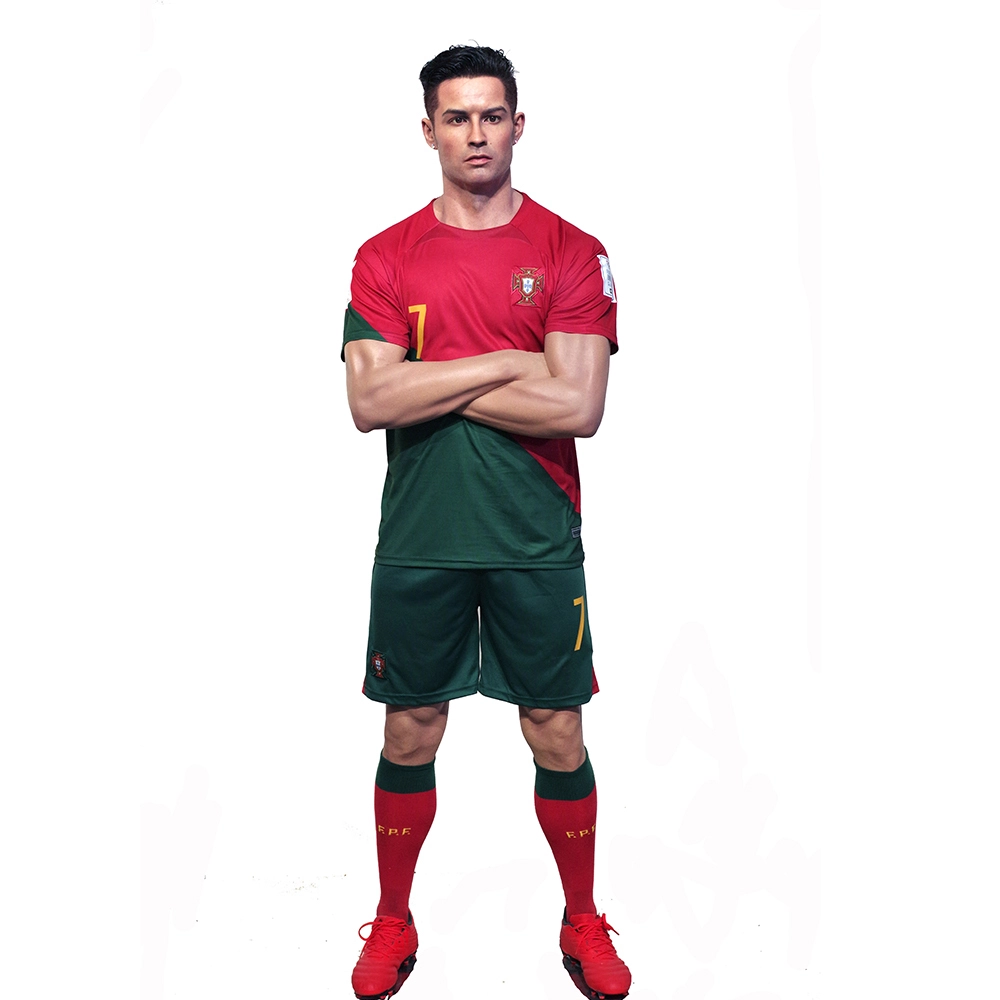 Customizable CR7 Silicone Wax Statue 1:1 Scale - High-End Sports Celebrity Replica for  Events & Museums