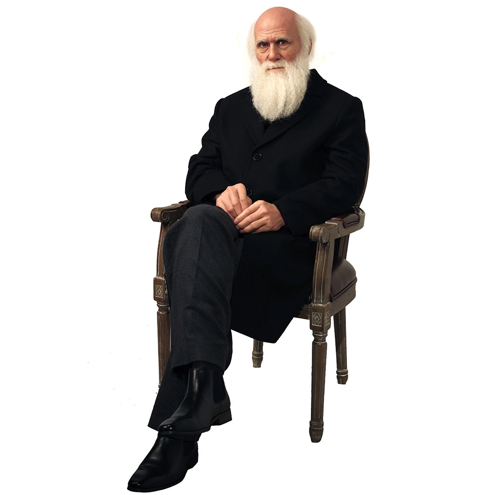 Treasure Darwin: Life Size Sculpture Capturing the Essence of  Extraordinary Biologist - DXDF,Grand Orient Wax Sculpture (Alternate)