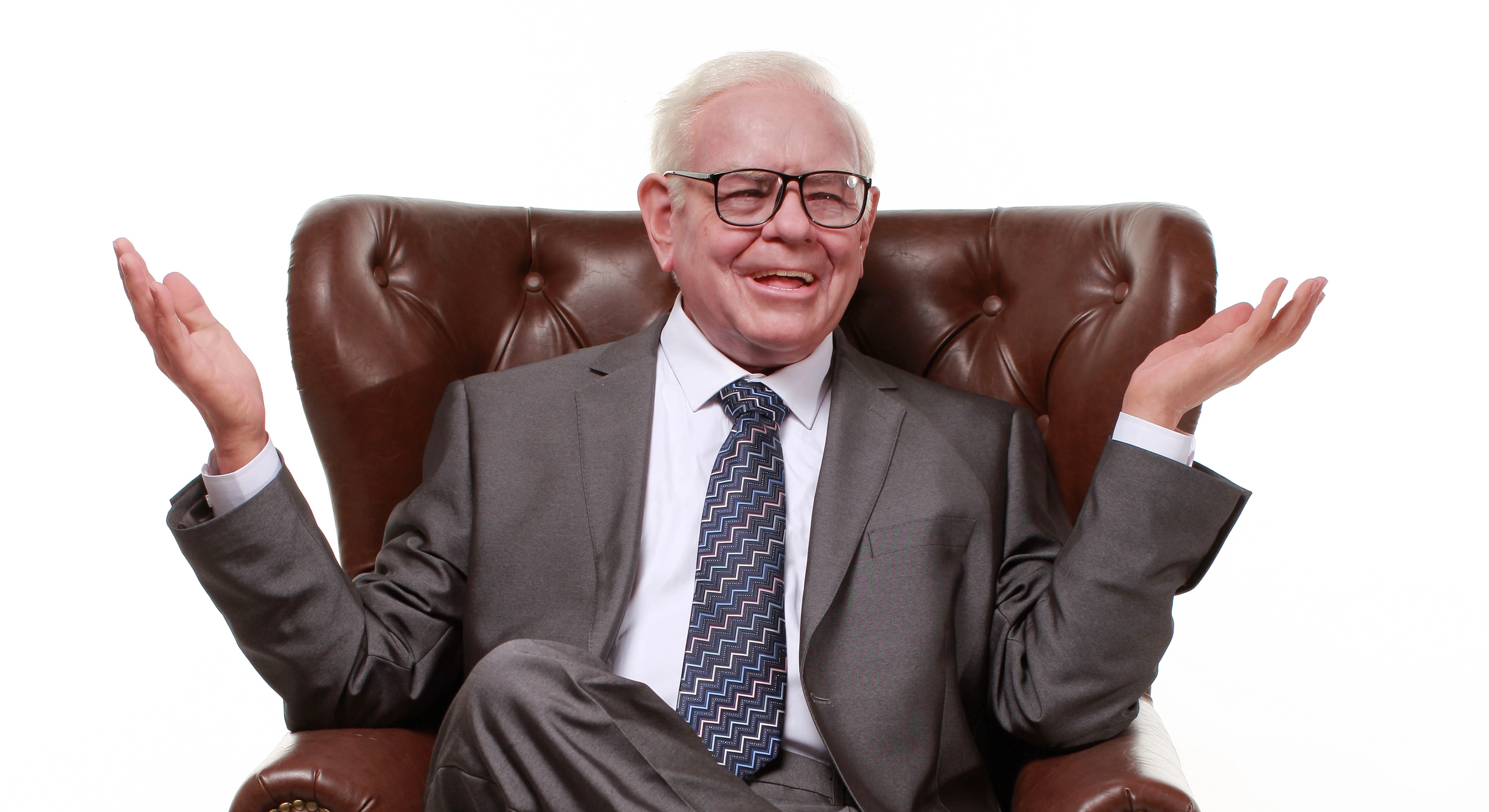 Highly Like Human Size Handmade Sculpture of Investor Warren Buffett for Decroation | DXDF, Grand Orient Wax Figure