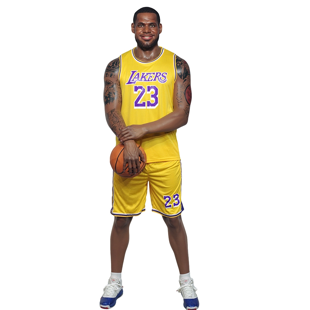 Hyperrealistic 1:1  Scale Museum Collection LeBron James Figure  -DXDF,Grand Orient Wax Figure