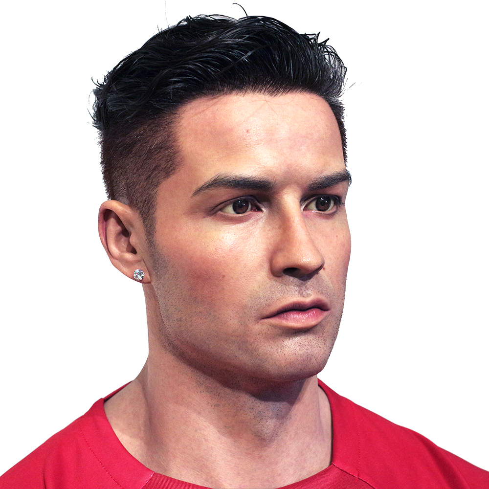 Customizable CR7 Silicone Wax Statue 1:1 Scale - High-End Sports Celebrity Replica for  Events & Museums (Alternate)