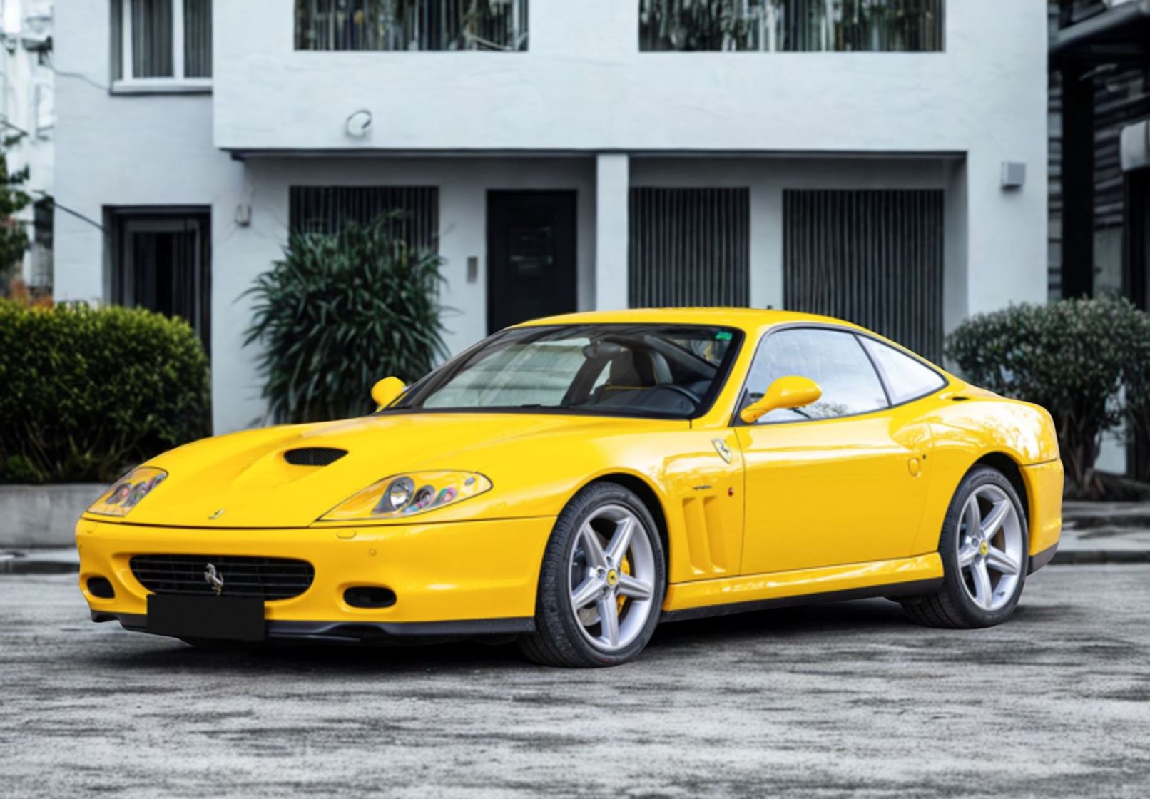 Ferrari 575M Maranello 2002 - made in italy Giallo Modena - Black interior
