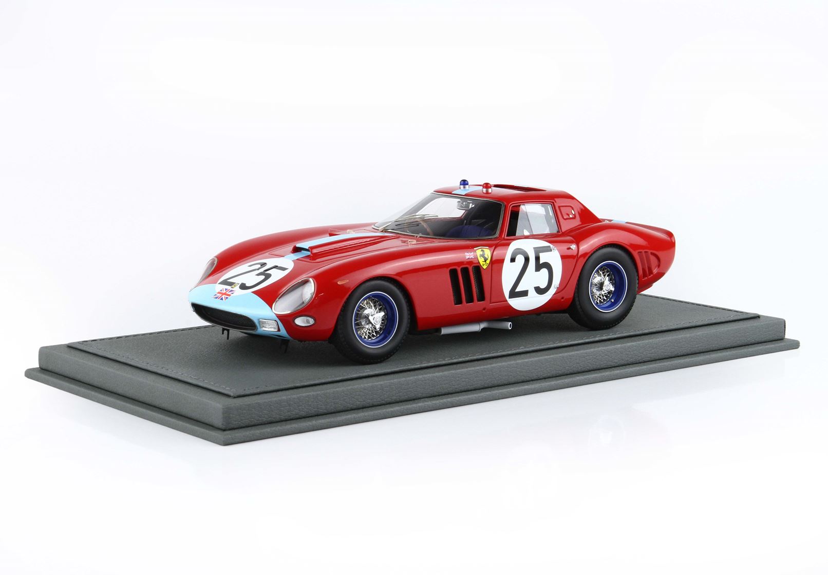 Ferrari 250 GTO 24 H Le Mans 1964 S/N 4399 GT car n. 25 Ireland - Maggs-wheels in blue color