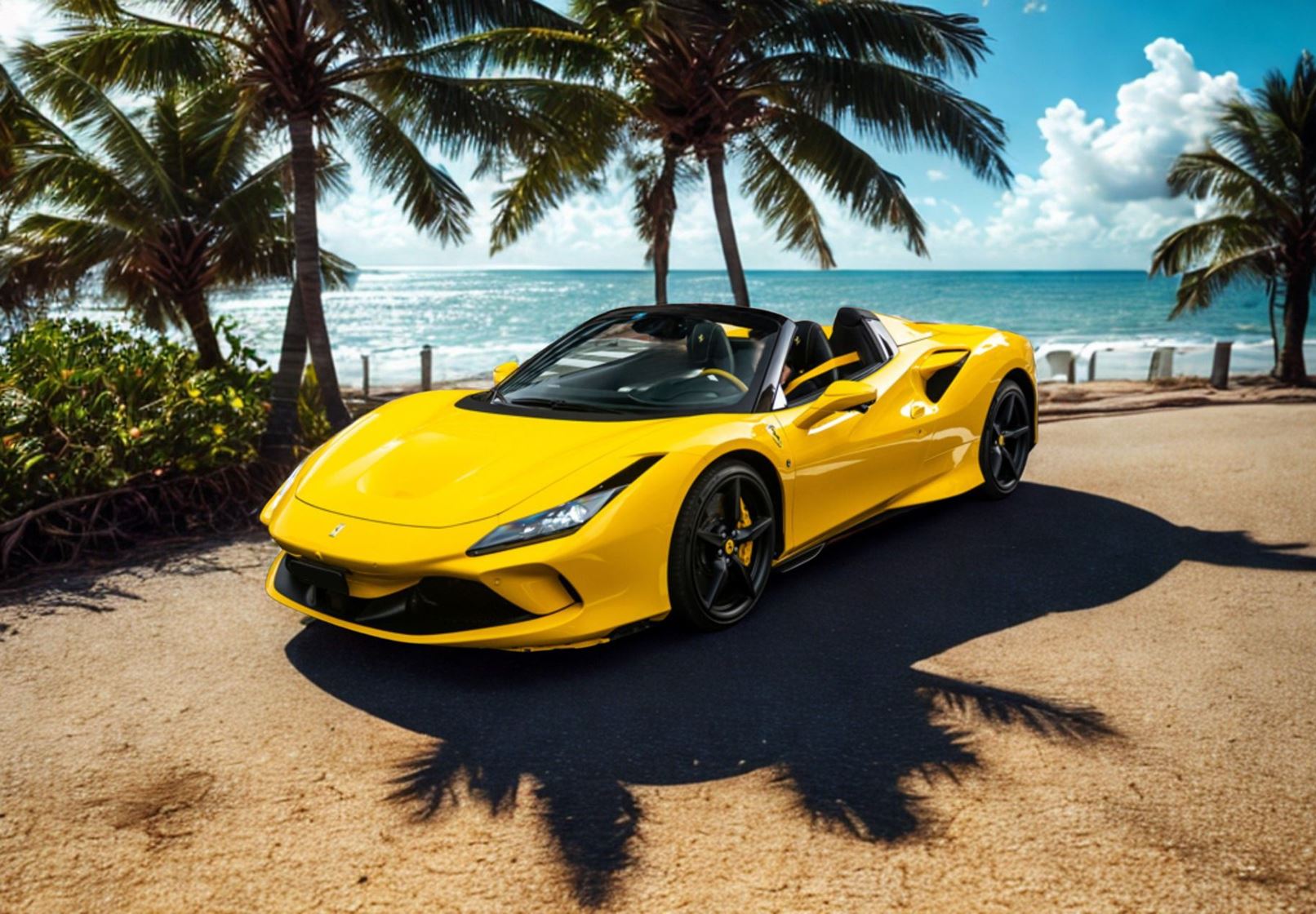 Ferrari F8 Tributo spider giallo modena