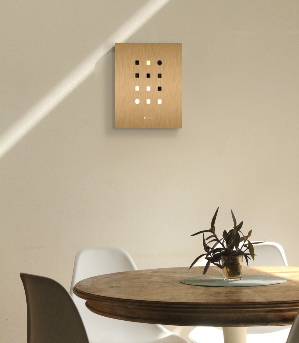 Matrix Clock — Crystal Wire Series (Alternate)