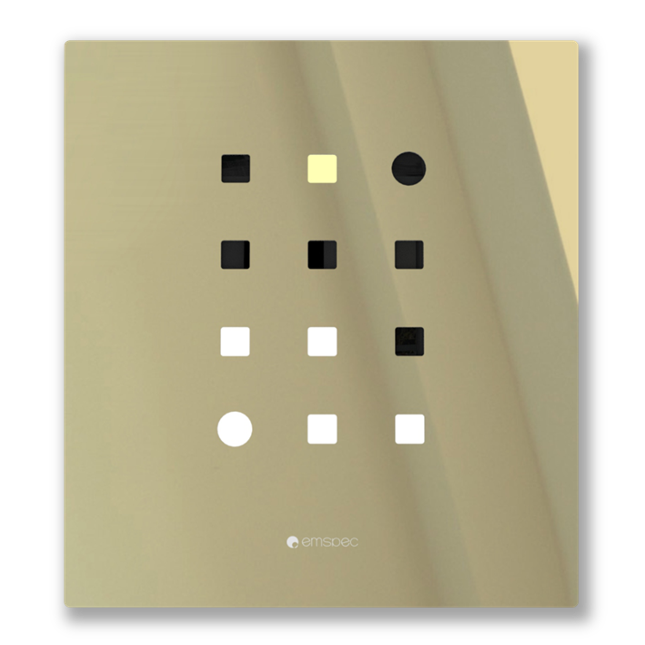 Matrix Clock — Mirror Diamond Series