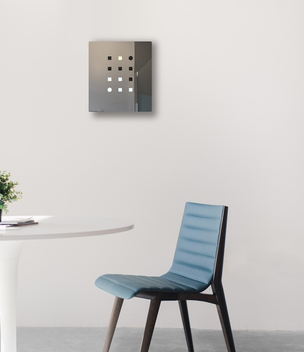 Matrix Clock — Mirror Diamond Series (Alternate)