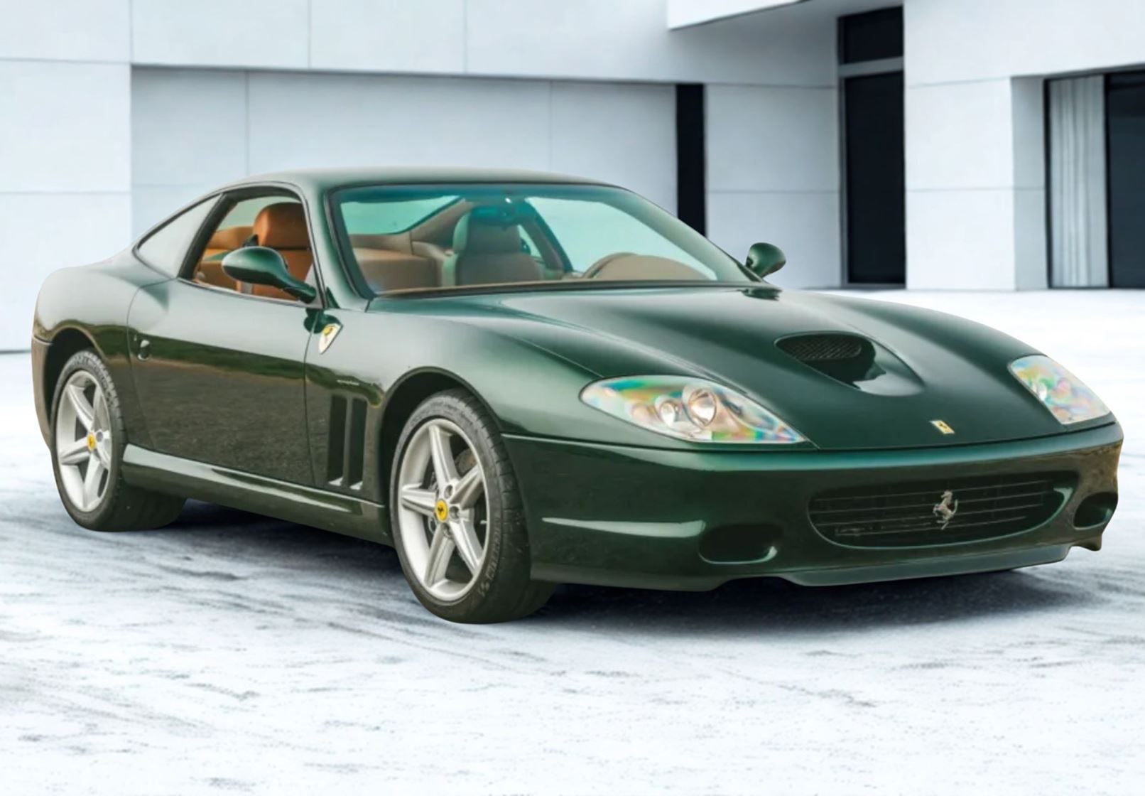 Ferrari 575M Maranello 2002 - made in italy Verde Zeltweg - Cuoio interior