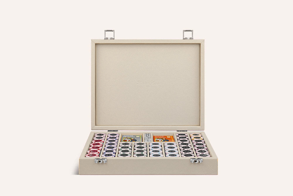 Poker Set with 440 Chips Grained