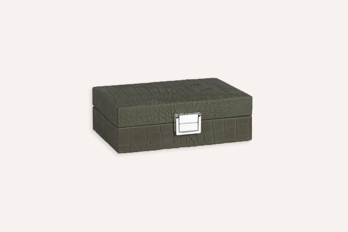 Alligator Print Card Box (Alternate)