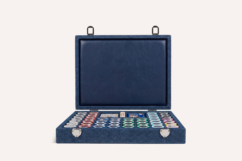 Denim Poker Set with 440 Chips